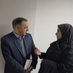 در فرهنگستان زبان فارسی با دکتر محمد دبیر مقدم